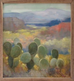 High Desert II Round Cacti By Julia Purinton
